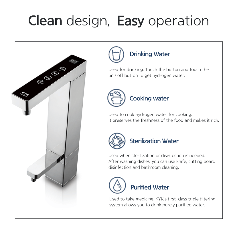 Premium Hydrogen Water Generator System w/ Faucet