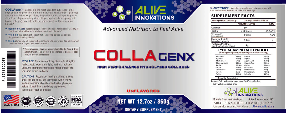 CollagenX™: Comprehensive Support for Skin, Hair, and Joint Health