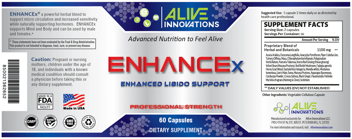 ENHANCEx®: Herbal Support for Vitality and Hormone Balance