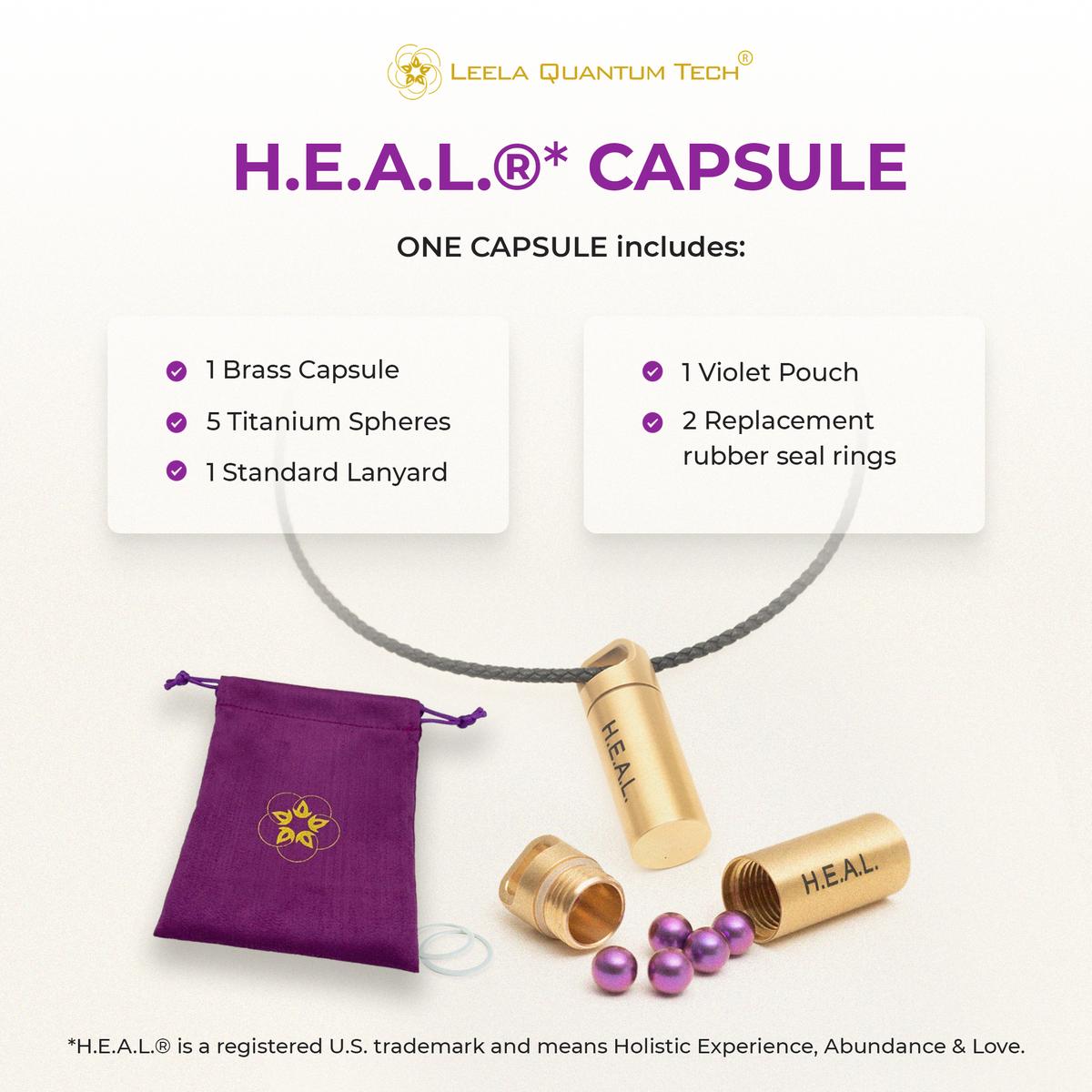 Leela Quantum H.E.A.L.® Energy Capsule