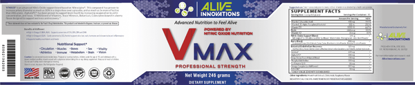 V MAX: Elite Nitric Oxide Booster