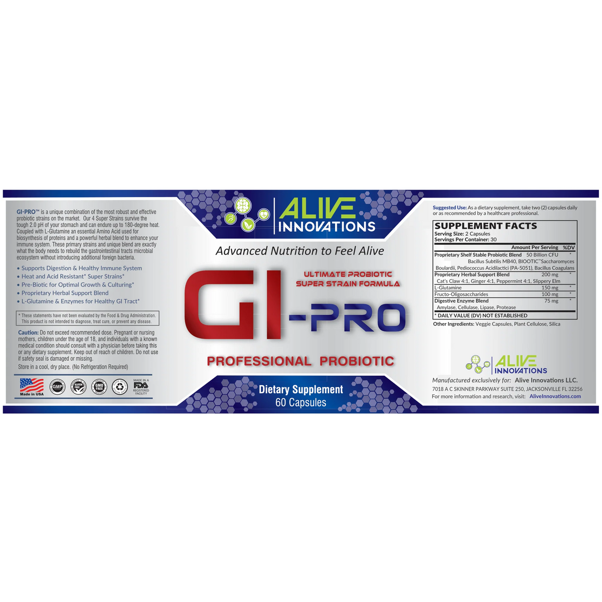 GI Pro: Advance Probiotic Blend